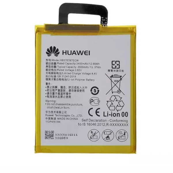 Baterai Original HB376787ECW for Huawei Honor V8