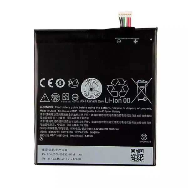 Baterai Original BOPF6100 for HTC Desire 820,Desire 826