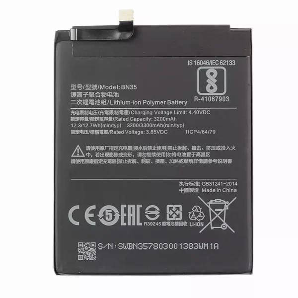 Baterai Original BN35 for Xiaomi Redmi 5