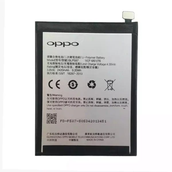 Baterai Original BLP587 for OPPO R1C,R8205,R8207