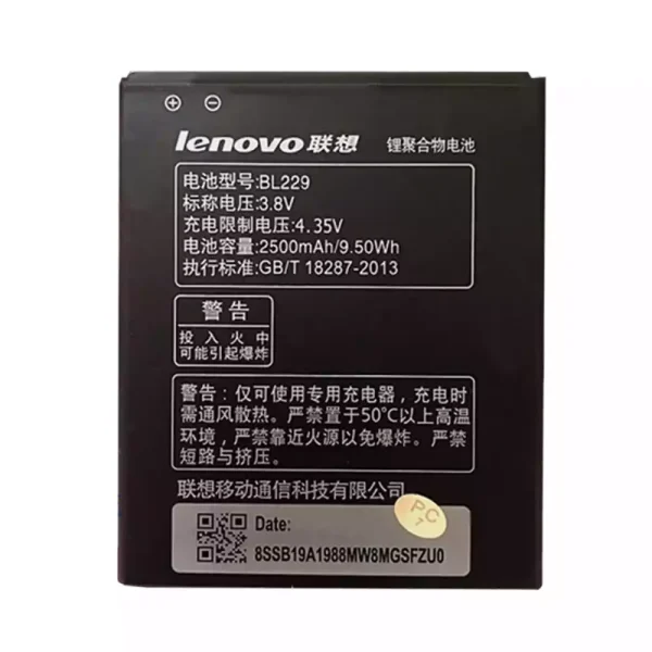 Baterai Original BL229 for LENOVO A808T,A806