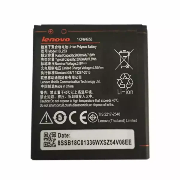 Baterai Original BL253 for LENOVO A2580,A2860