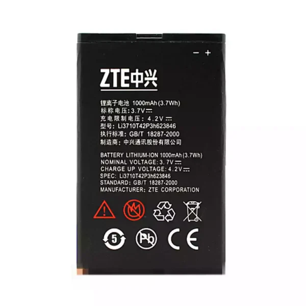 Baterai Original Li3710T42P3h623846 for ZTE U288