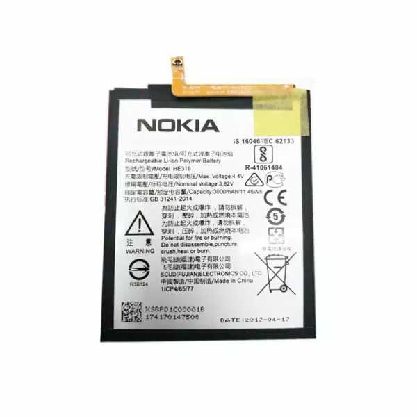 Baterai Original HE316 for Nokia 6