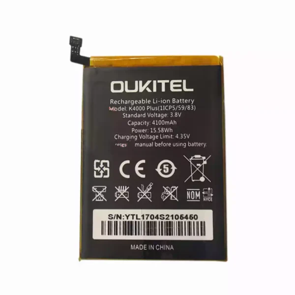 Baterai Original for OUKITEL K4000 plus