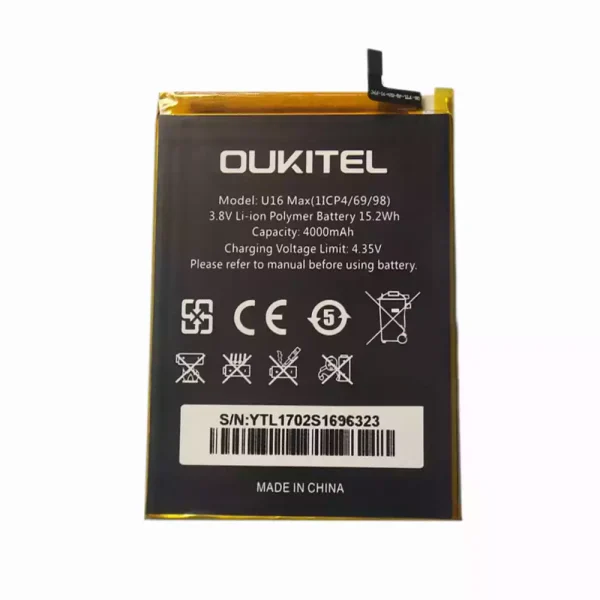 Baterai Original for OUKITEL U16 MAX