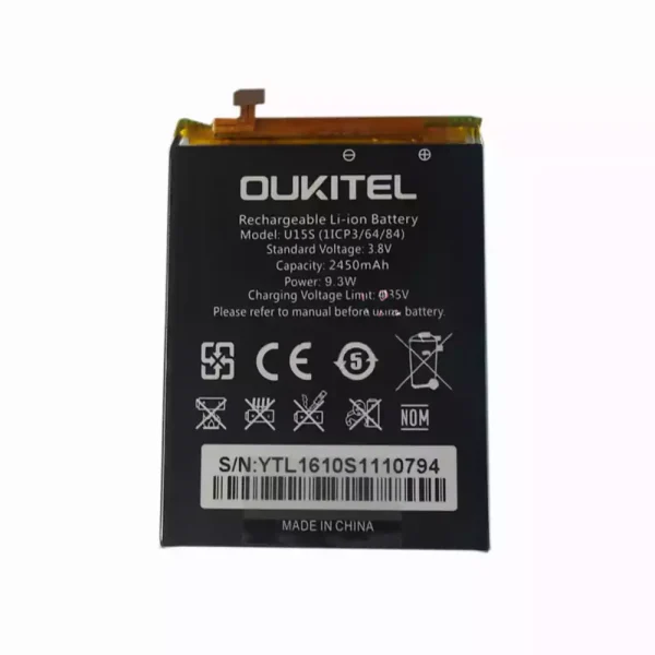 Baterai Original for OUKITEL U15S