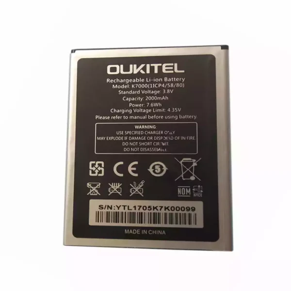 Baterai Original for OUKITEL K7000