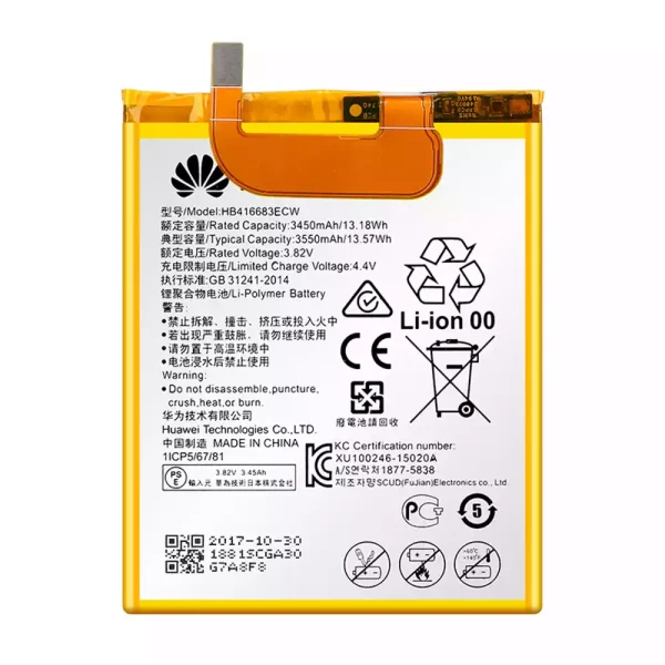 Baterai Original HB416683ECW for Google Nexus 6P