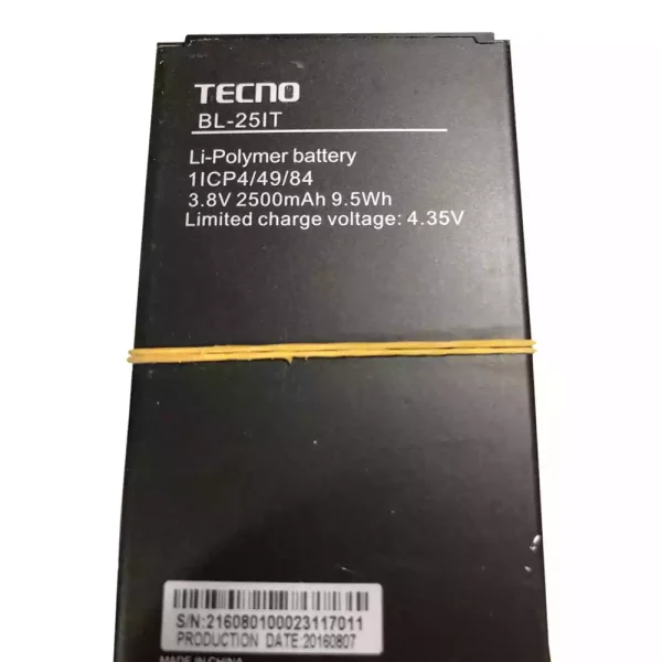 Baterai Original for TECNO BL-25IT