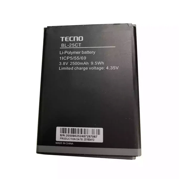 Baterai Original for TECNO BL-25CT