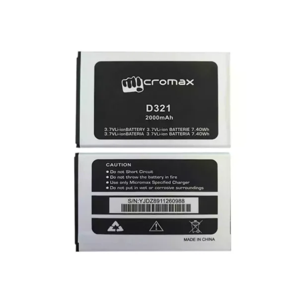 Baterai Original for Micromax D321