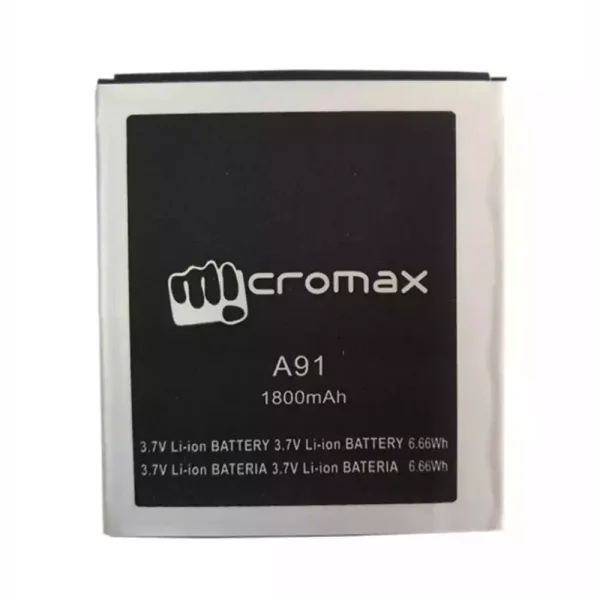 Baterai Original for Micromax A91