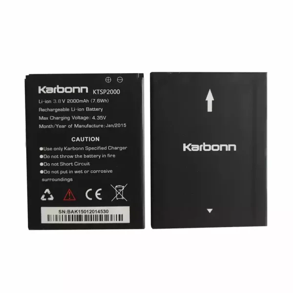 Baterai Original for Karbonn KTSP2000