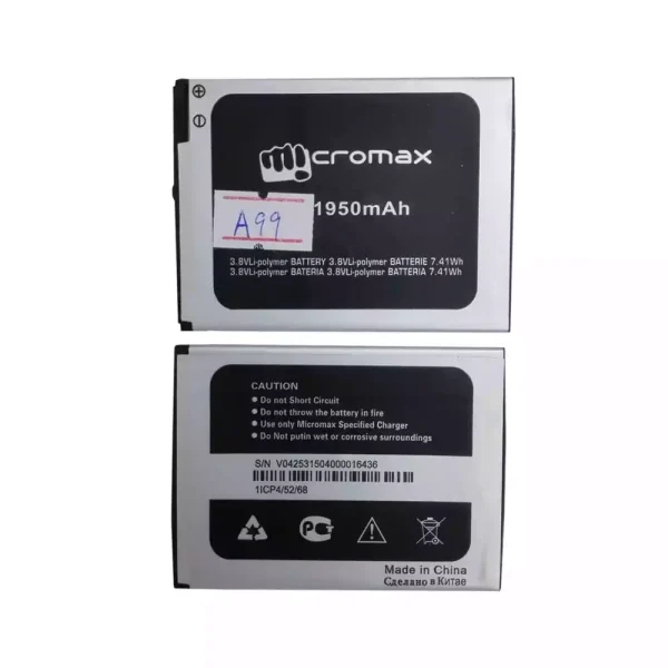 Baterai Original for Micromax A99