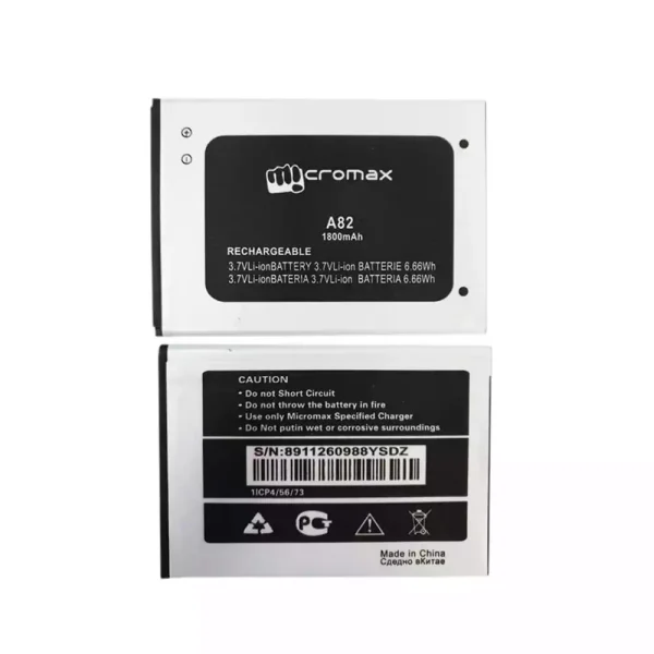 Baterai Original for Micromax A82