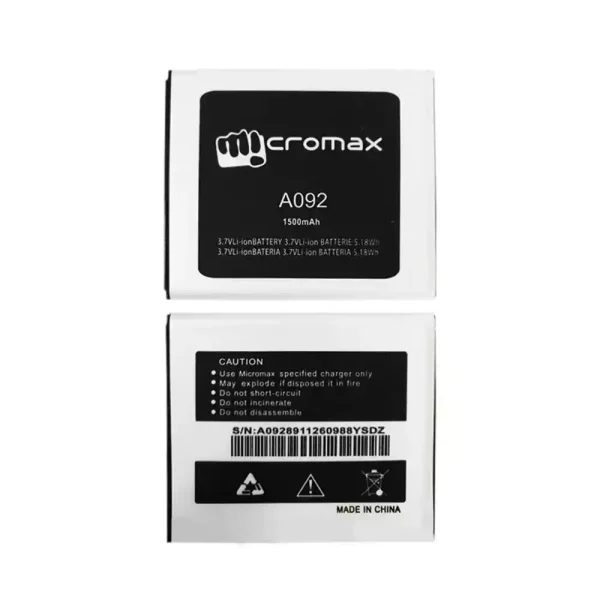 Baterai Original for Micromax A092