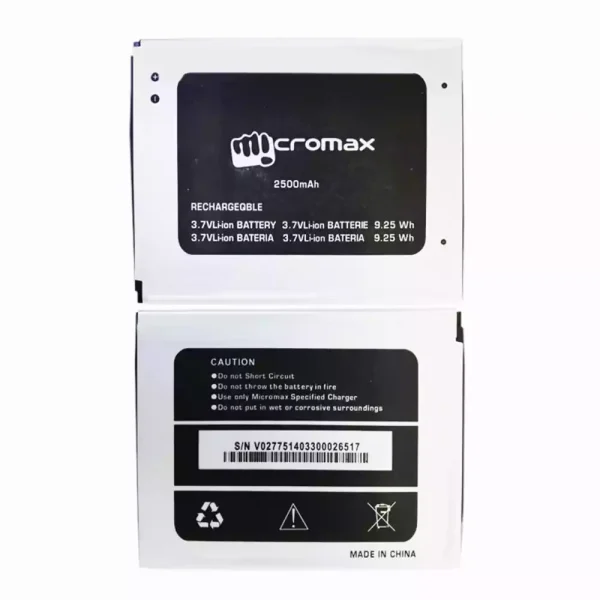 Baterai Original for Micromax A102