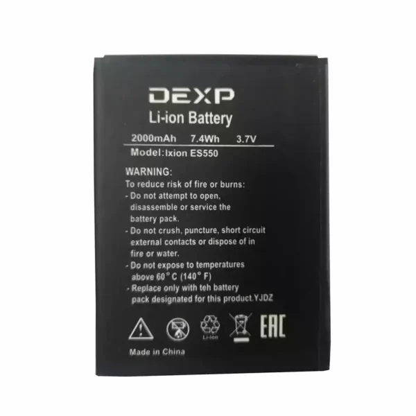 Baterai Original for DEXP Ixion ES550