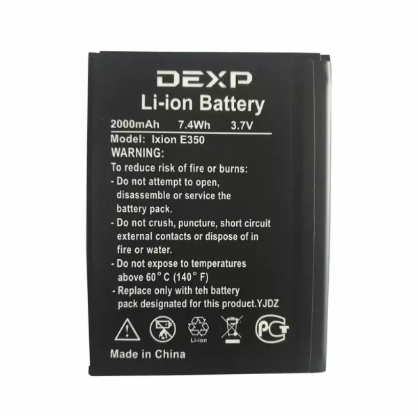 Baterai Original for DEXP Ixion E350