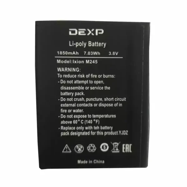 Baterai Original for DEXP Ixion M245