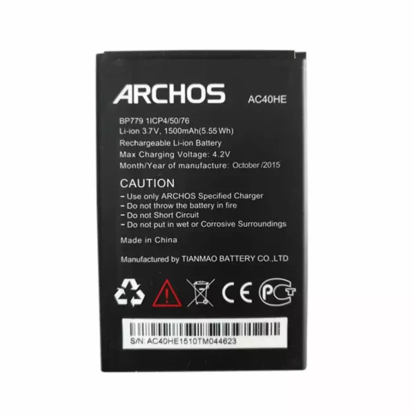 Baterai Original for ARCHOS AC40HE