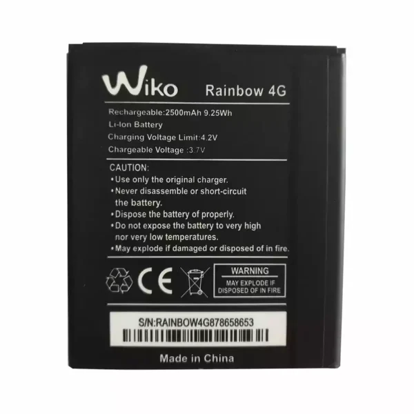 Baterai Original for Wiko Rainbow 4G