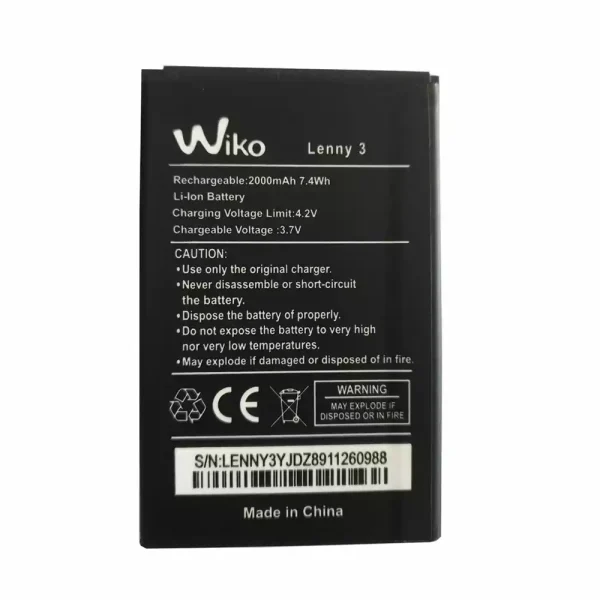 Baterai Original for Wiko Lenny 3