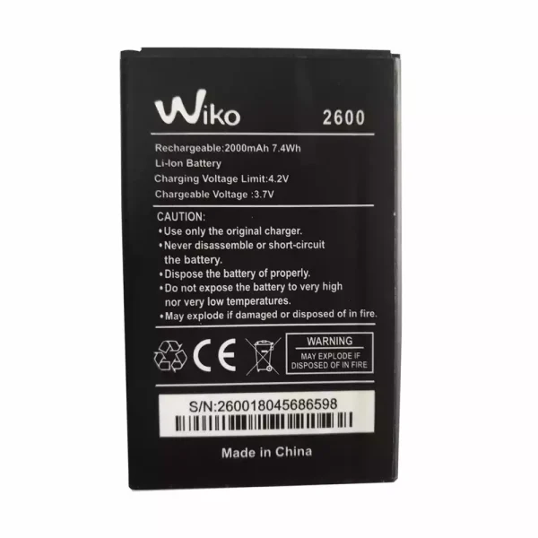 Baterai Original for Wiko 2600