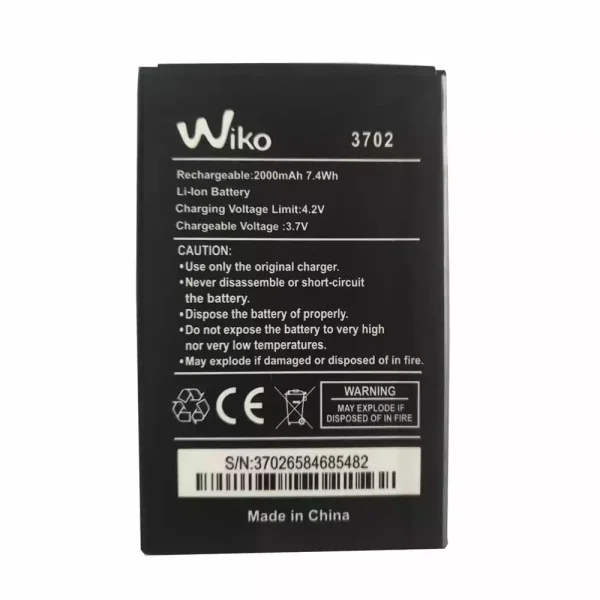 Baterai Original for Wiko 3702