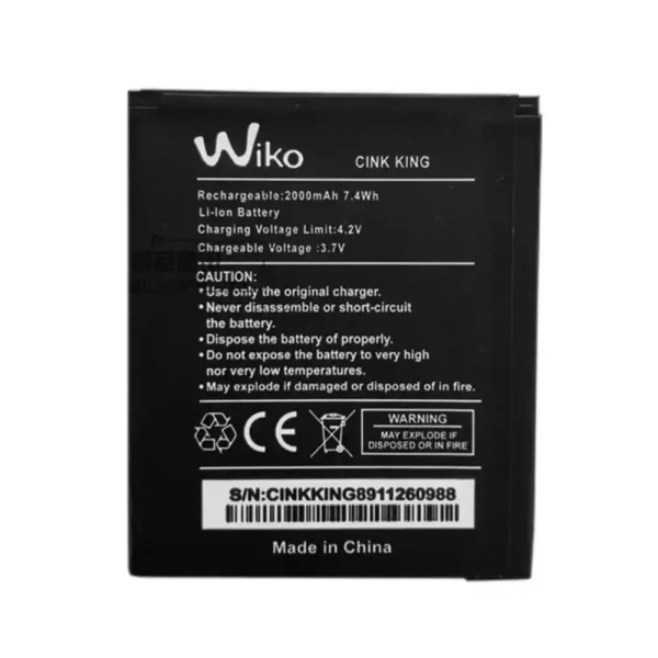 Baterai Original for Wiko CINK KING