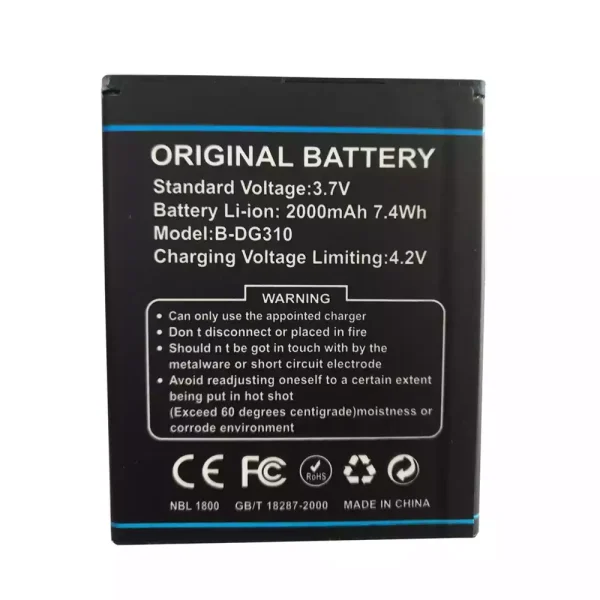 Baterai Original for DOOGEE B-DG310