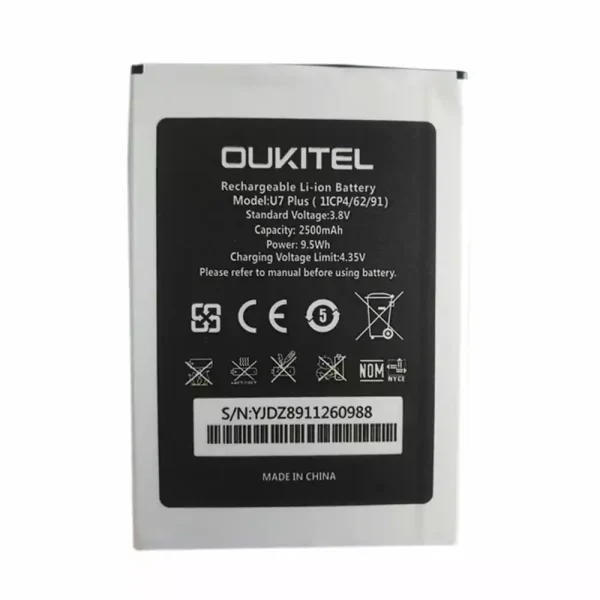 Baterai Original for OUKITEL U7 Plus