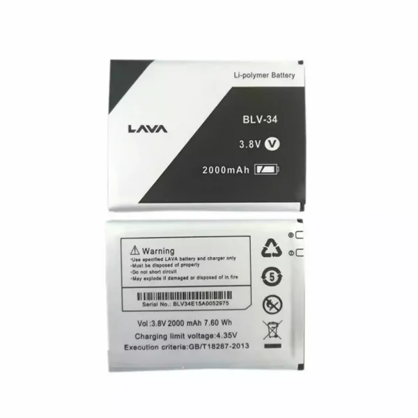 Baterai Original for Lava BLV-34