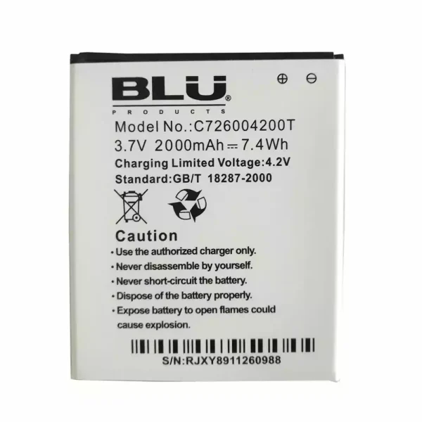 Baterai Original for BLU C726004200T