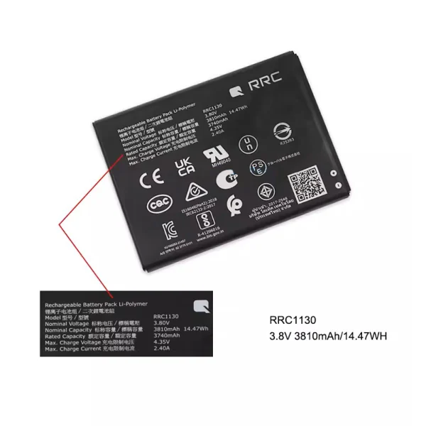 Baterai Original RRC1130 Leica BLK3D