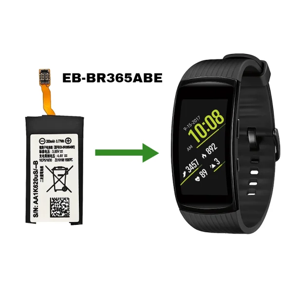 Pengganti Baterai EB-BR365ABE Battery Untuk Samsung Gear Fit2 Pro (SM-R365) - Image 4