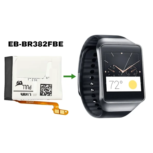 Pengganti Baterai EB-BR382FBE Untuk Galaxy Gear Live (SM-R382) - Image 4