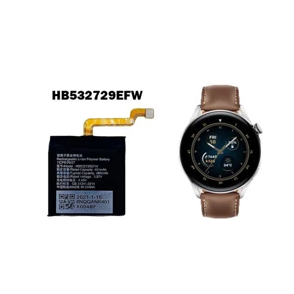 Pengganti Baterai HB532729EFW Untuk HUAWEI Watch 3 - Image 4