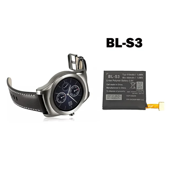 Pengganti Baterai BL-S3 Untuk LG G Watch R W110,Urbane Watch W150 - Image 4