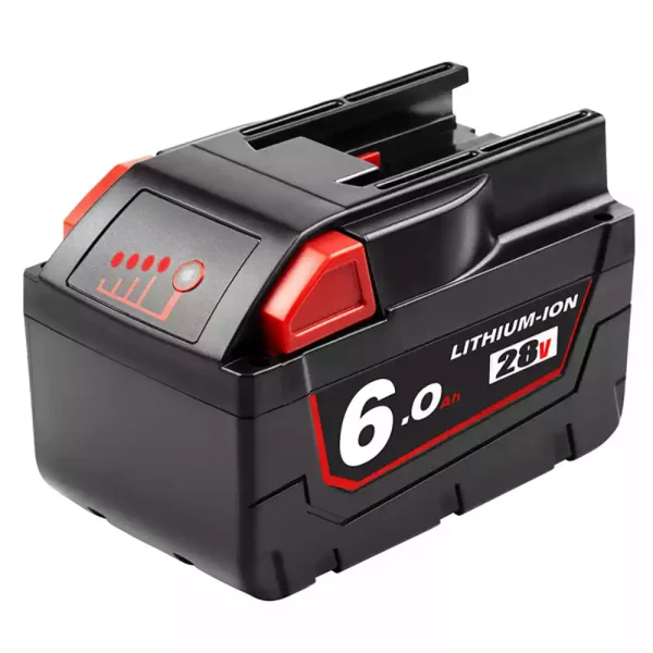 28V 6.0Ah Pengganti Baterai Untuk Milwaukee M28,M28B,M28BX