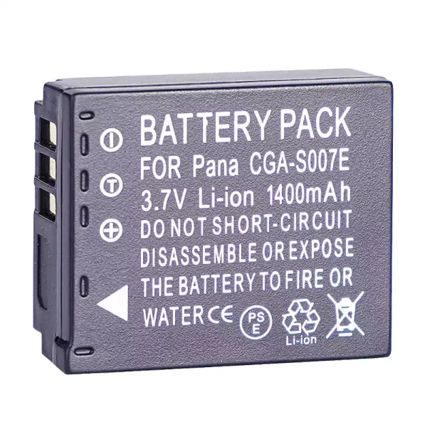 Pengganti Baterai Untuk PANASONIC CGA-S007 CGA-S007E DMW-BCD10 - Image 2