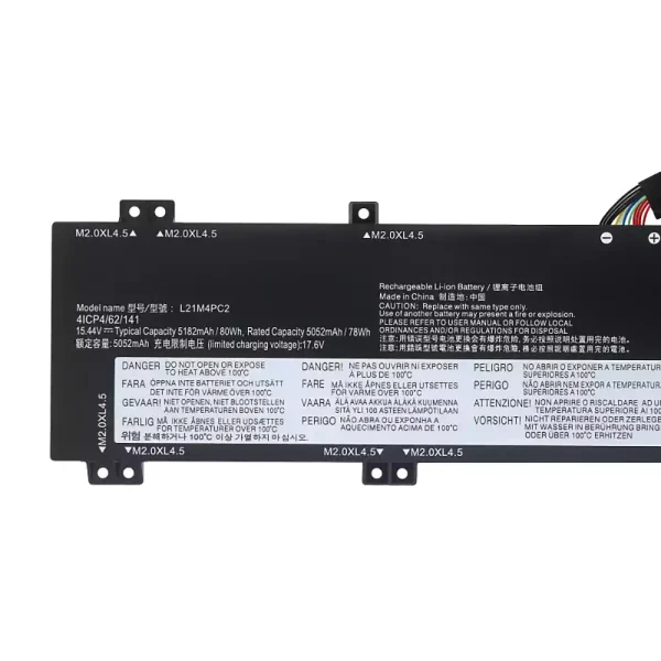 Baterai Laptop Lenovo L21B4PC0 L21C4PC1 L21D4PC1 L21M4PC2 L21M4PC3 - Gambar 3
