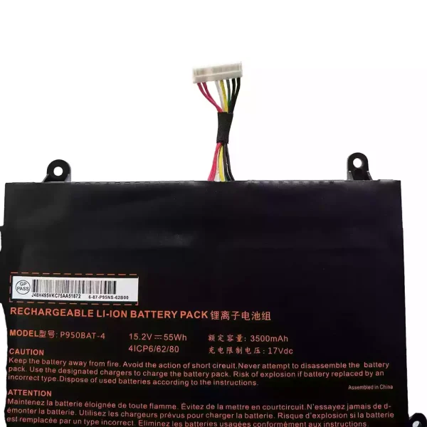 Baterai Laptop P950BAT-4 - Gambar 3