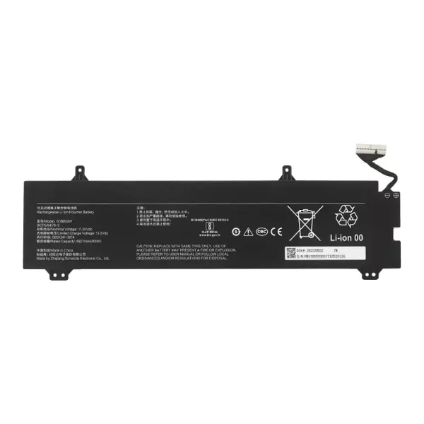 Baterai Laptop G16B03W,Redmi G Pro 2022/Redmi G Pro 2024