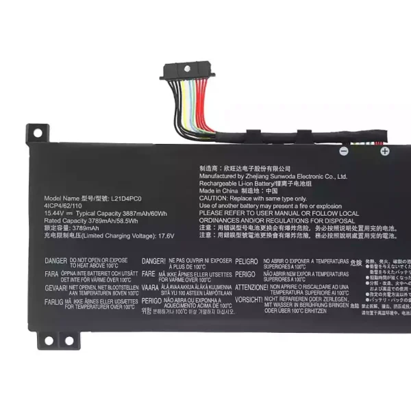 Baterai Laptop Lenovo L21M4PC0 L21C4PC0 - Gambar 3
