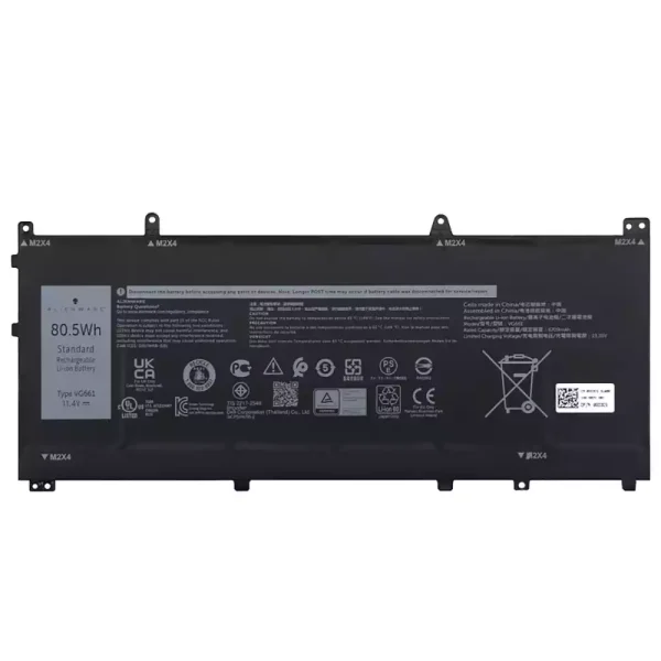Baterai Laptop DELL VG661 V4N84,DELL Alienware x14 R1 R2