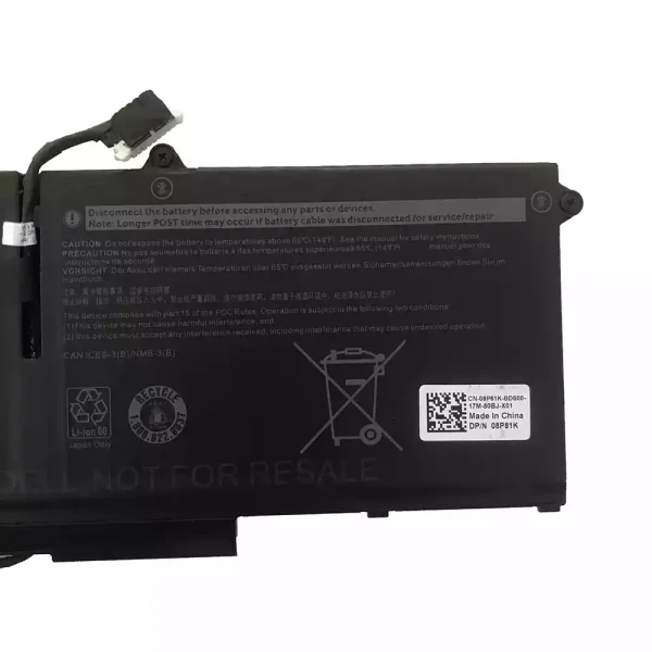 Baterai Laptop DELL FK0VR FKOVR - Gambar 4