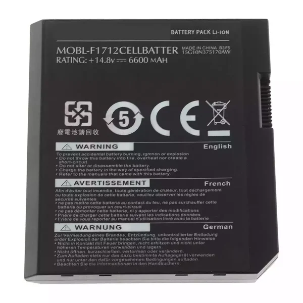 Baterai Laptop DELL Alienware M17x L062056 MOBL-F1712CELL