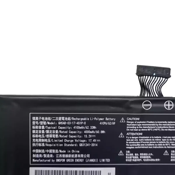 Baterai Laptop Intel NUC23 X15 AC57,MECHREVO GH5AD-03-17-4S1P-0 - Gambar 3